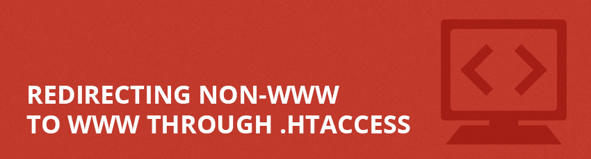 Redirecting non-www to www through .htaccess